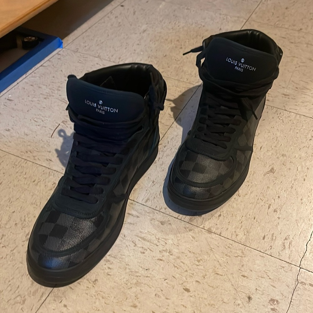Selling LV shoes worn once as you can see